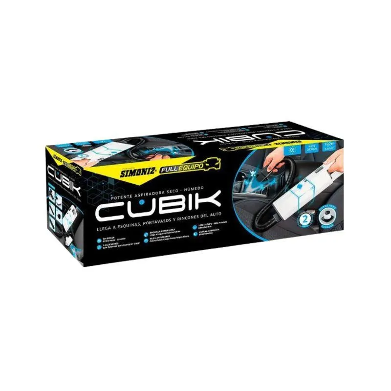 Aspiradora Cubik Full Equipo Simoniz - 100W12VDc