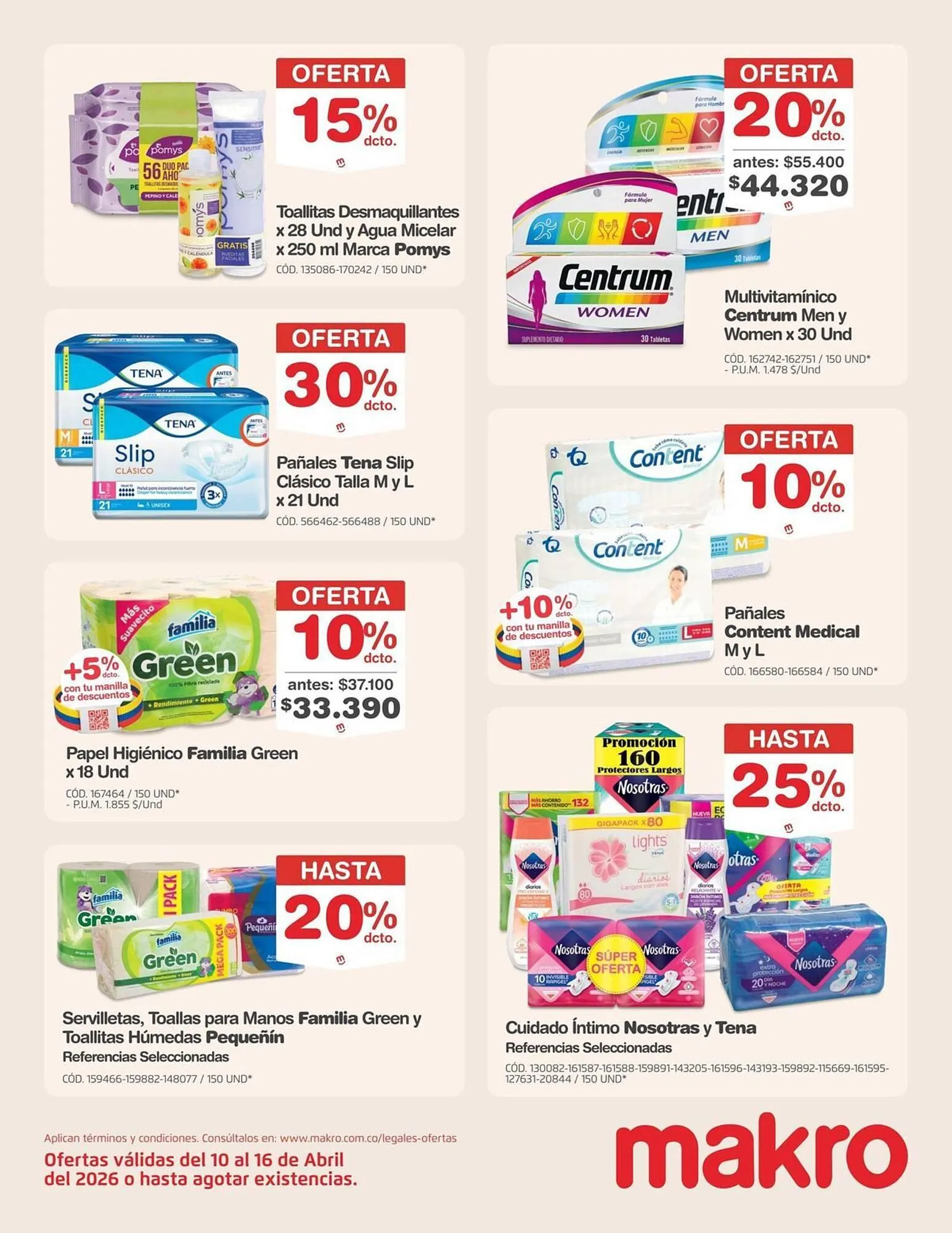 Catalogo de Catálogo Makro 10 de abril al 16 de abril 2026 - Pag 22