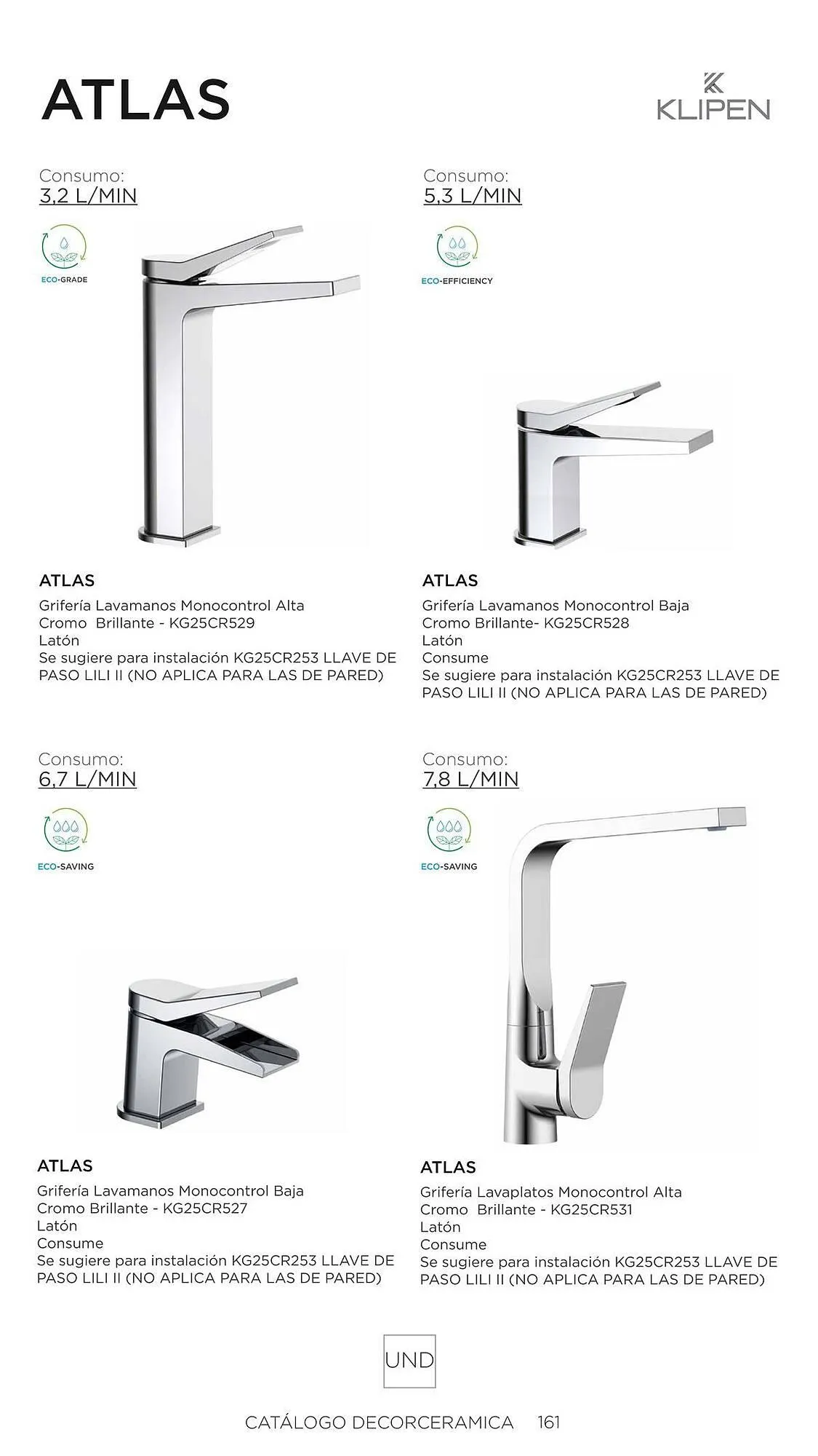 Catalogo de Catálogo Decorceramica 6 de noviembre al 6 de mayo 2025 - Pag 161