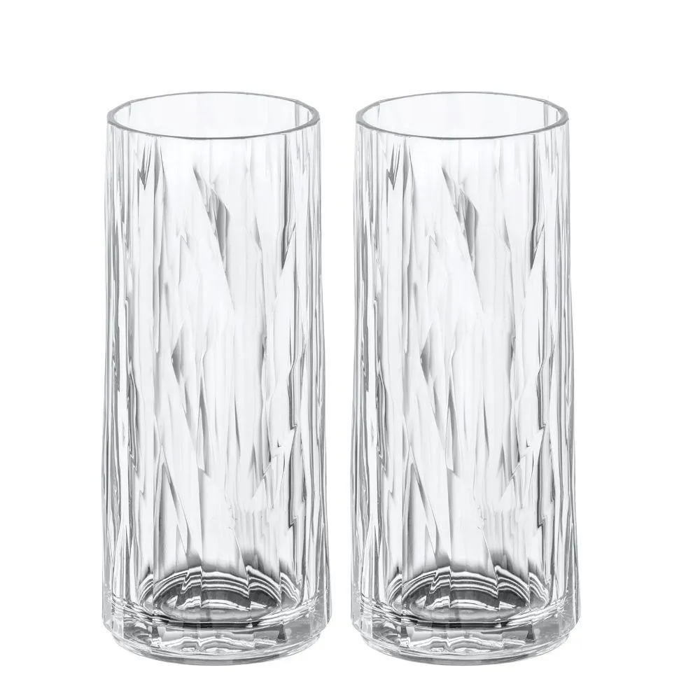 Set X 2 Vasos Altos Policarbonato de 250 Ml