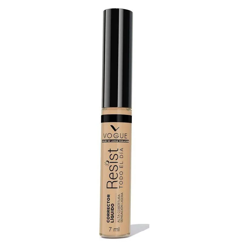 Corrector Liquido Vogue Resist Todo El Dia Canela X 7 Ml