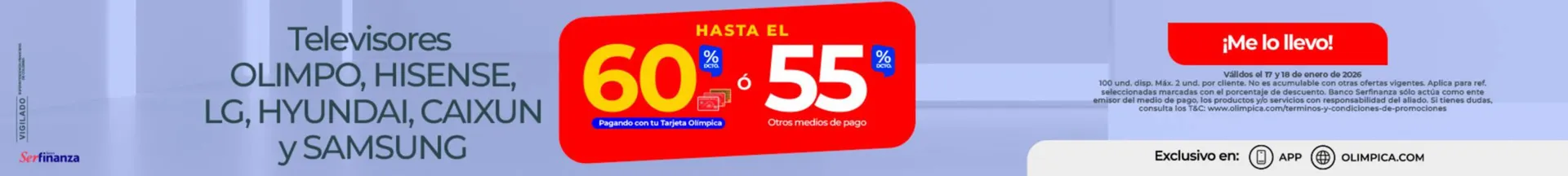 Catalogo de Catálogo Olímpica 17 de enero al 18 de enero 2026 - Pag 1