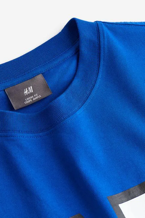 Camiseta con motivo estampado Loose Fit