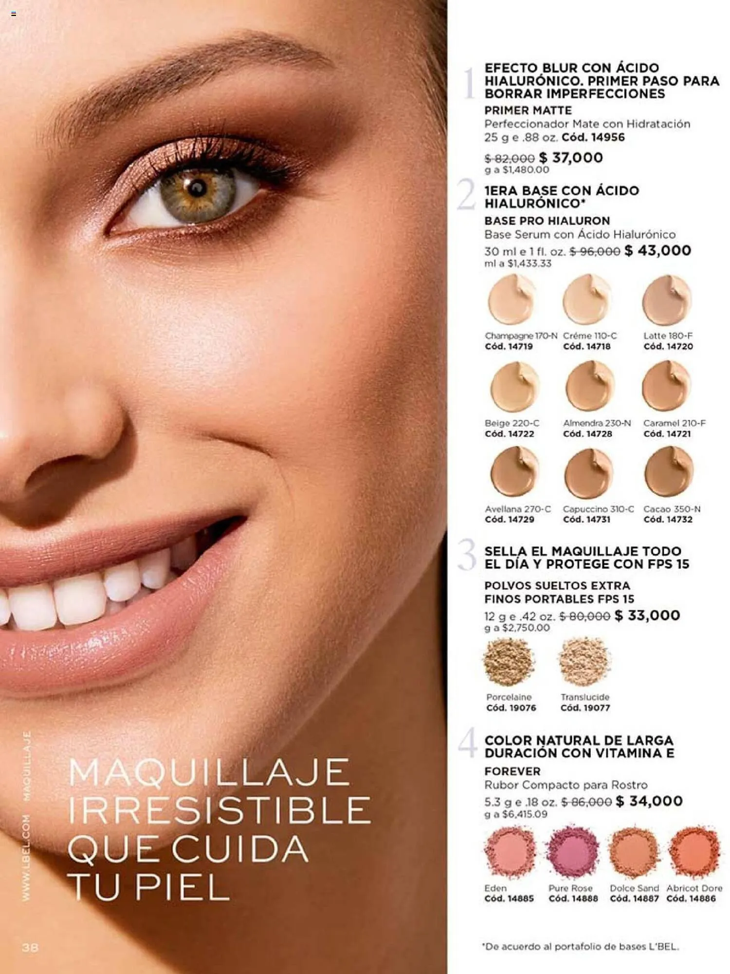 Catalogo de Catálogo L'bel 21 de agosto al 10 de septiembre 2023 - Pag 38
