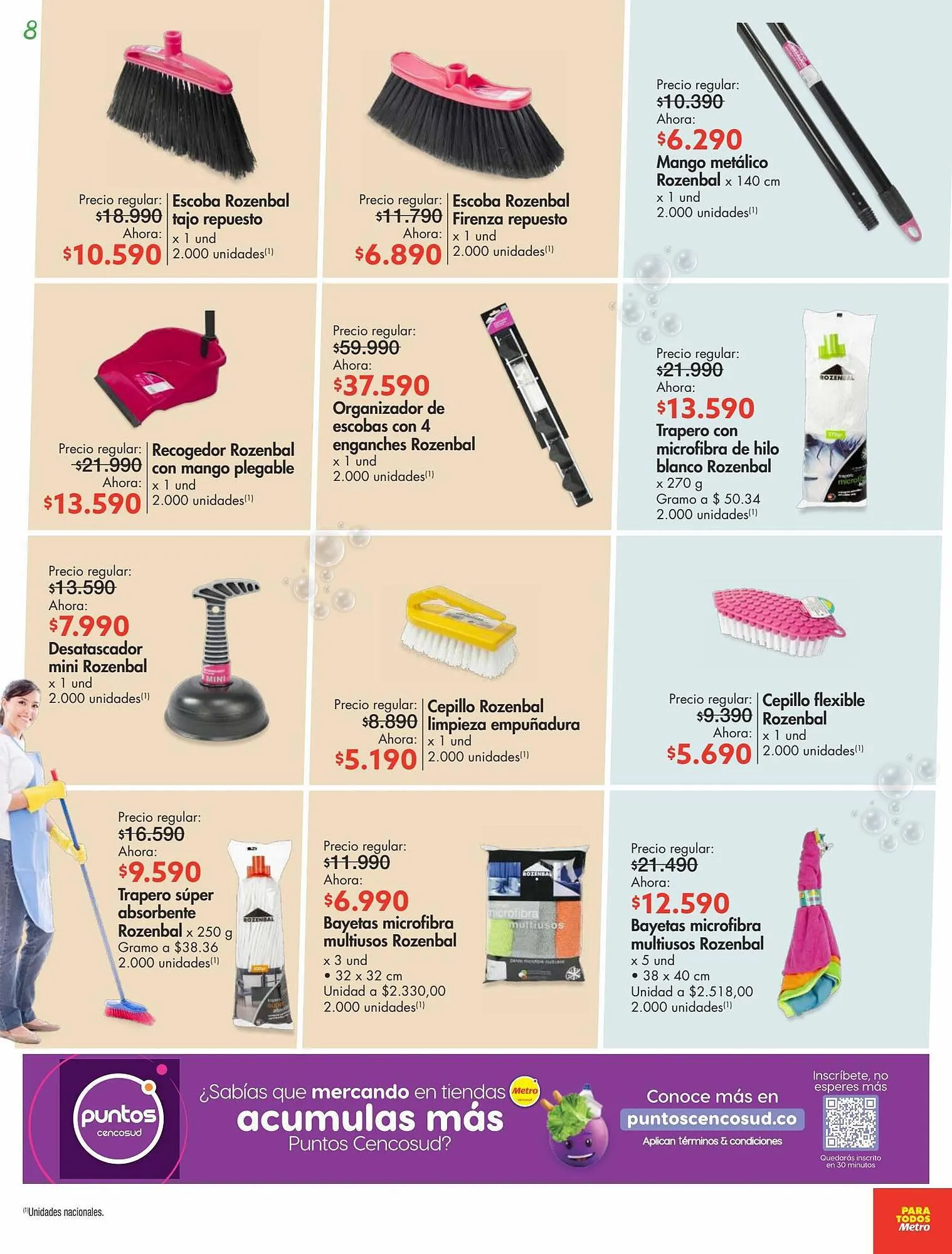 Catalogo de Catálogo Metro 17 de agosto al 3 de septiembre 2023 - Pag 8