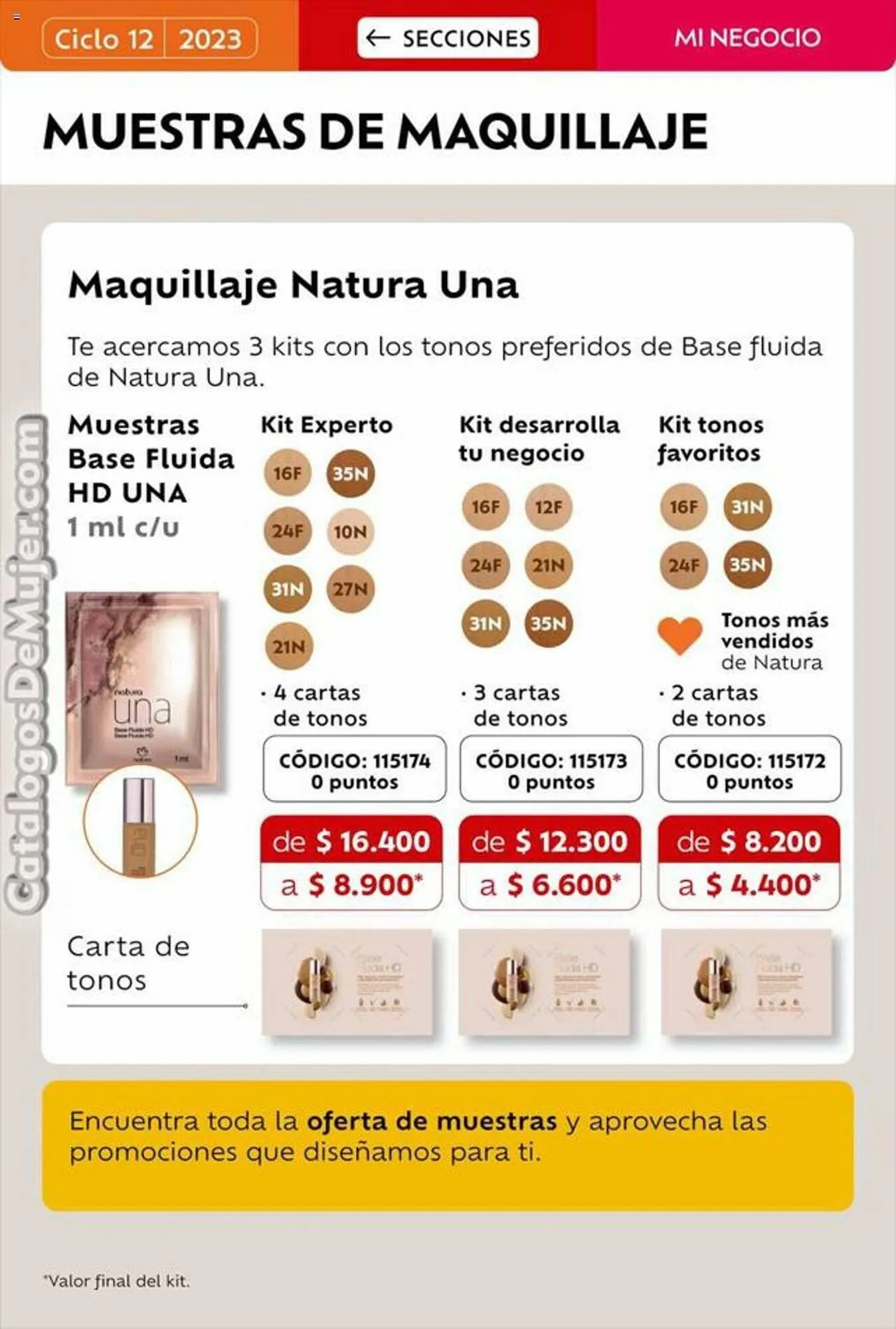 Catalogo de Catálogo Natura 22 de julio al 15 de agosto 2023 - Pag 47