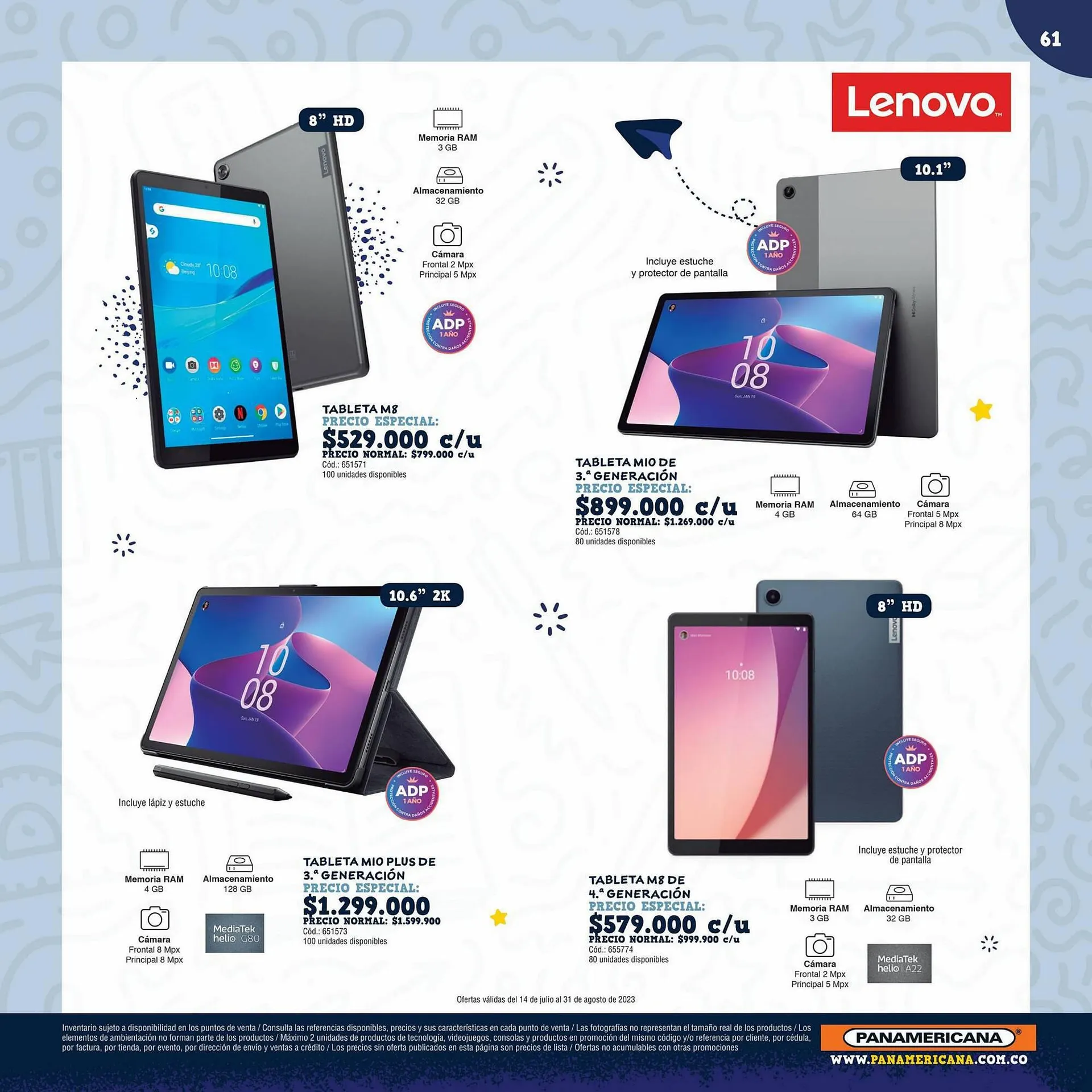 Catalogo de Catálogo Panamericana 2 de agosto al 31 de agosto 2023 - Pag 61