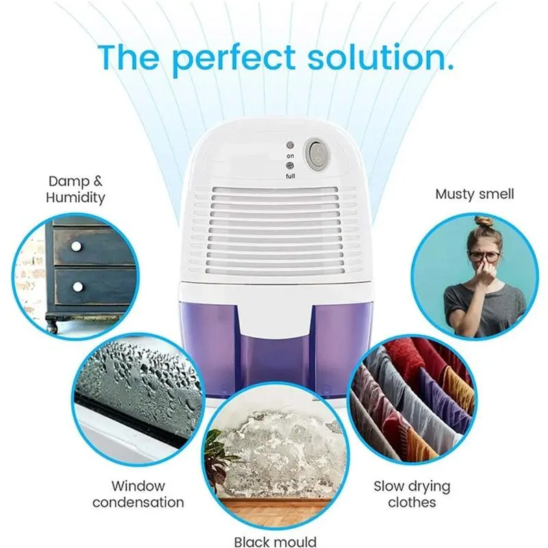 Deshumificador Electrico Absorbente Control De Humedad 500ml