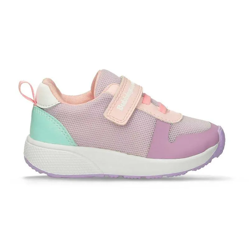 Tenis Deportivos Lila-Multicolor Bubblegummers Qori Niña