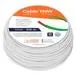 Cable Flex Thw12Awgblanco100M Uso Único Residencial