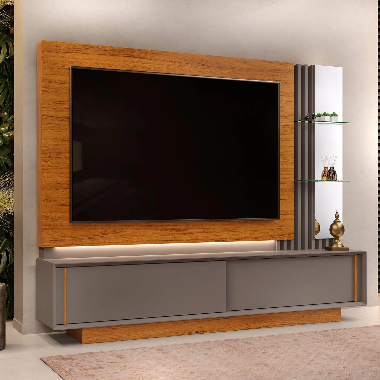 Centro Entretenimiento Noah Gris Plomo, Almendra