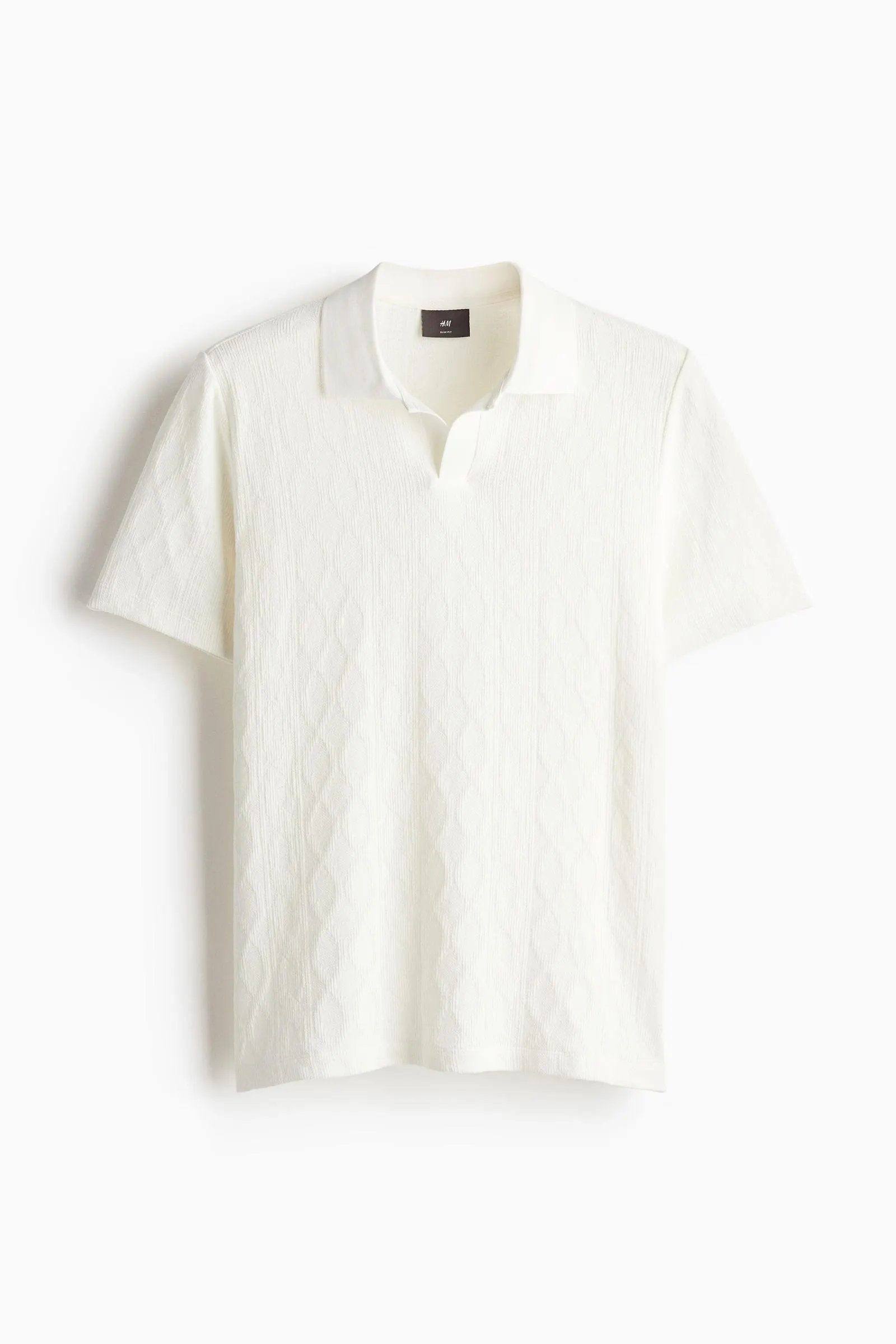 Camiseta estilo polo texturizado Slim Fit - H&M Colombia | Moda online, ropa de Mujer, Hombre, Bebé y Niños | H&M CO