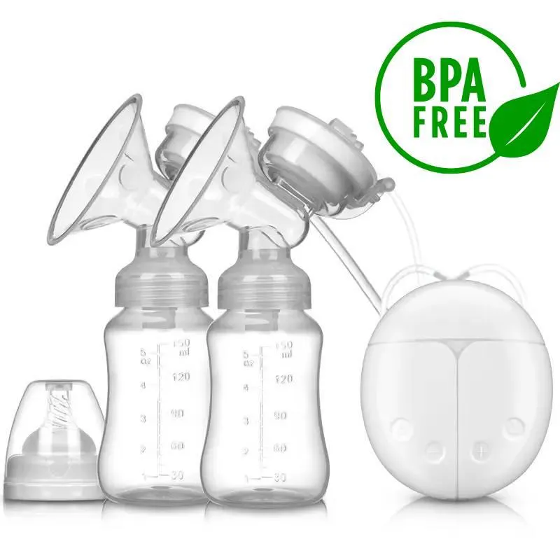 Extractor Doble Leche Materna Electrico Lactancia Libre Bpa