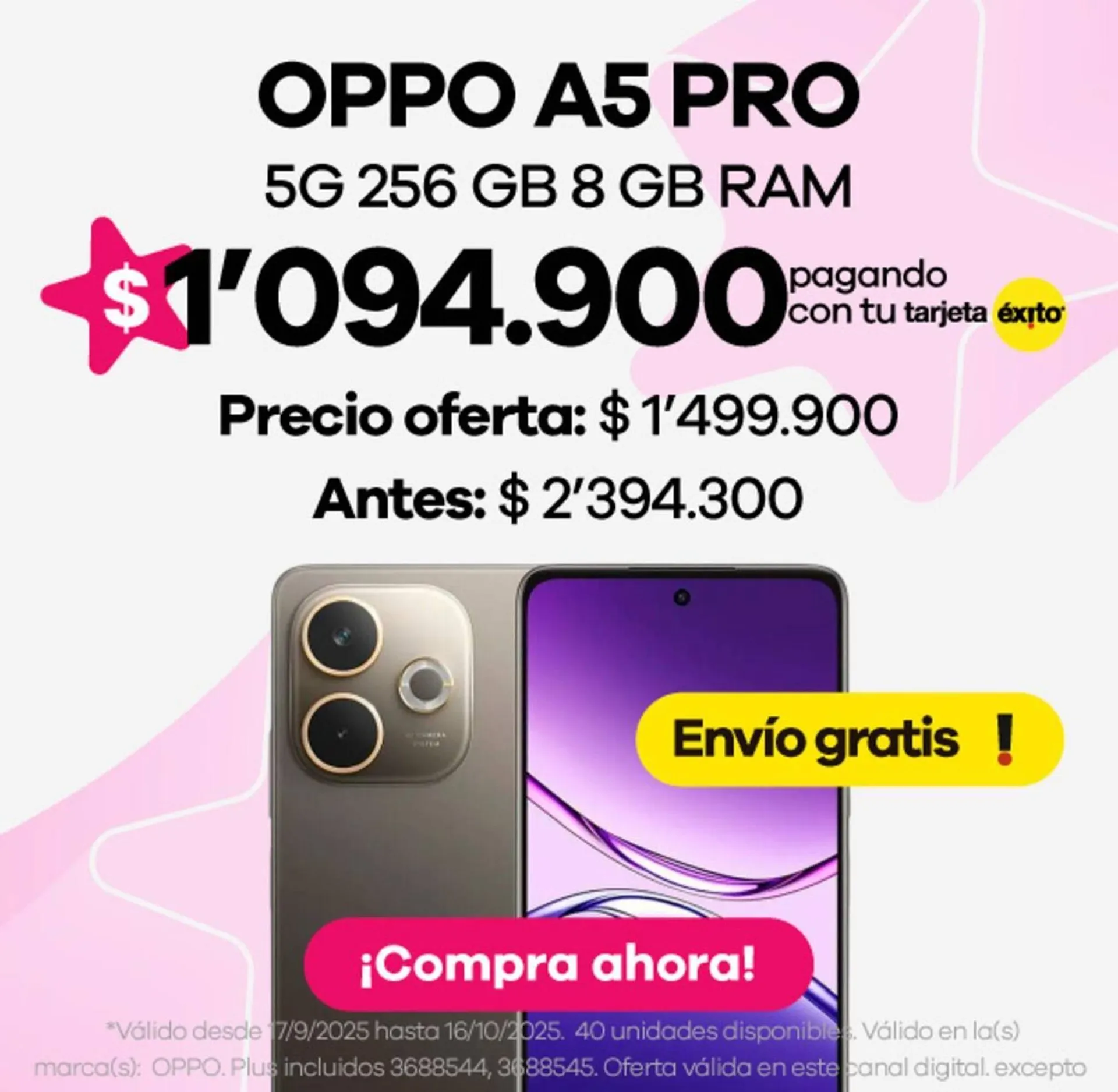 Catalogo de Catálogo Éxito 16 de octubre al 30 de octubre 2025 - Pag 9