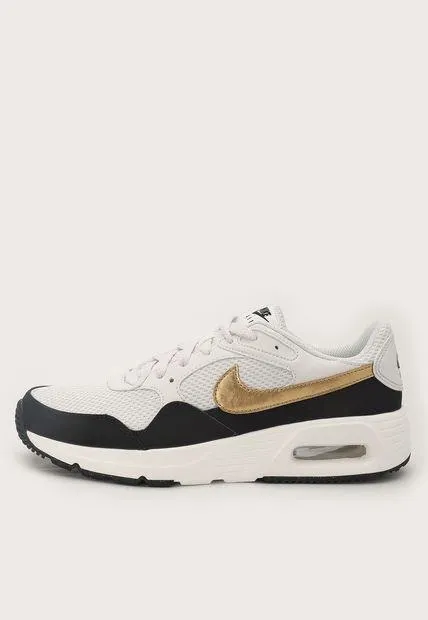Tenis Lifestyle Marfil-Dorado-Negro Nike Air Max SC SE