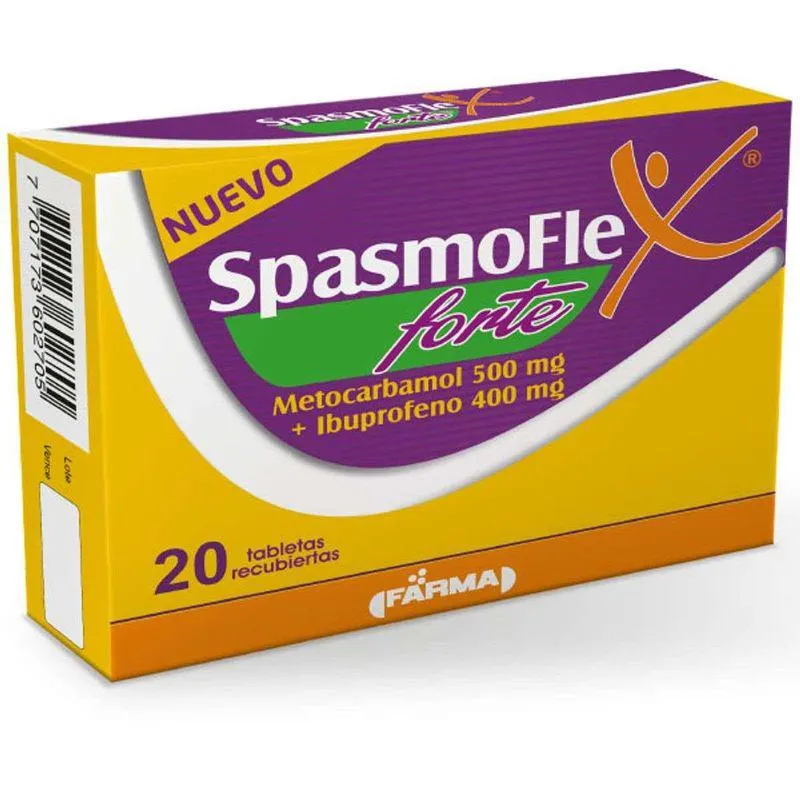 Spasmoflex Forte Caja X 20 Tabletas