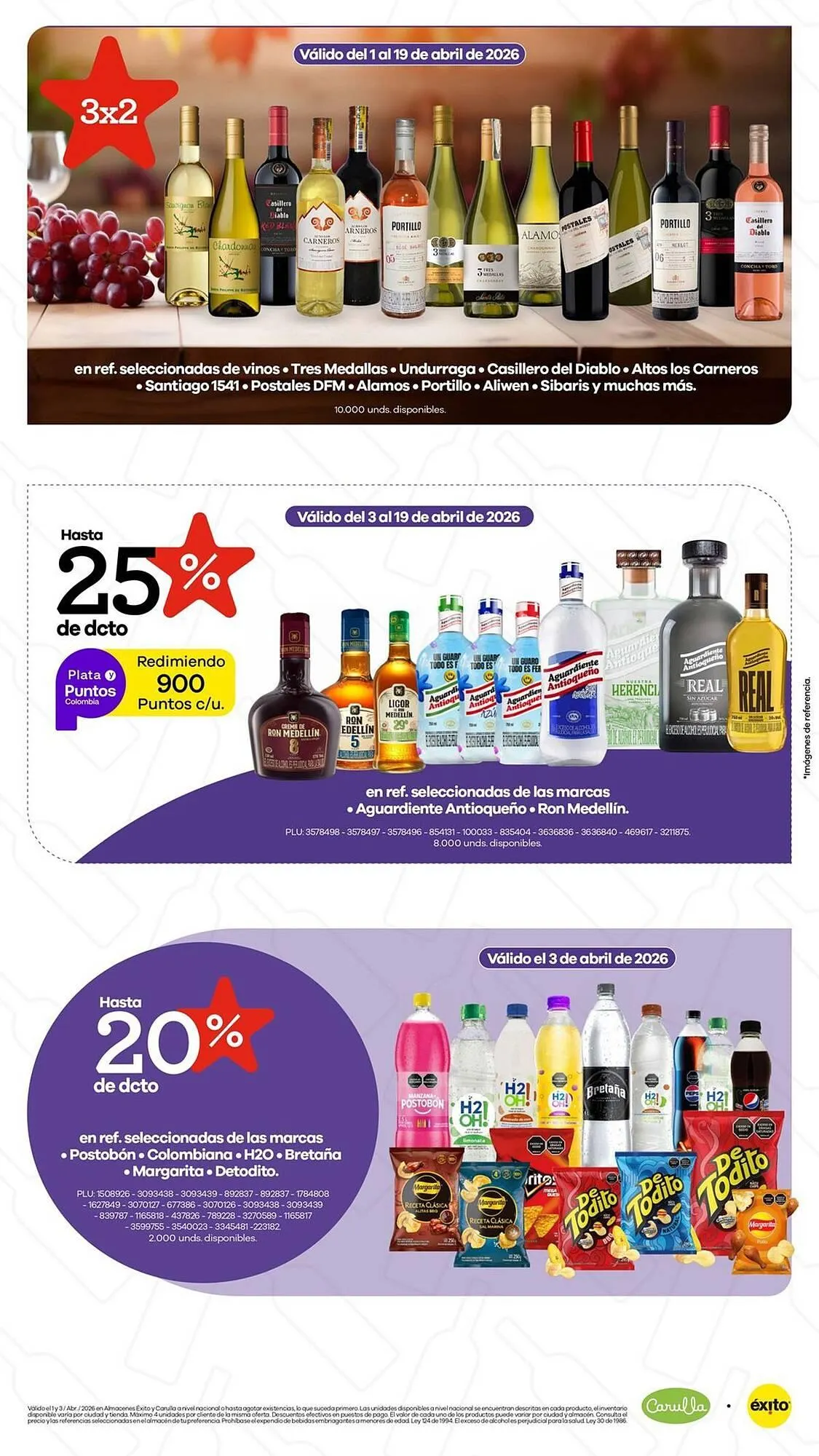 Catalogo de Catálogo Carulla 2 de abril al 19 de abril 2026 - Pag 1