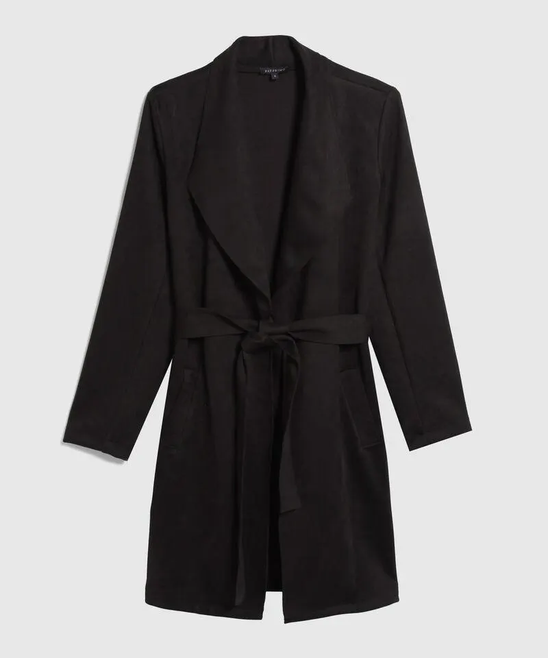 Chaqueta Manga Larga Con Cinturón