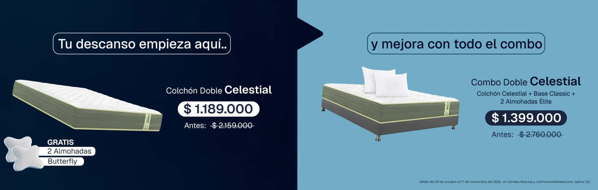 Catalogo de Catálogo Colchones El Dorado 4 de noviembre al 17 de noviembre 2025 - Pag 2