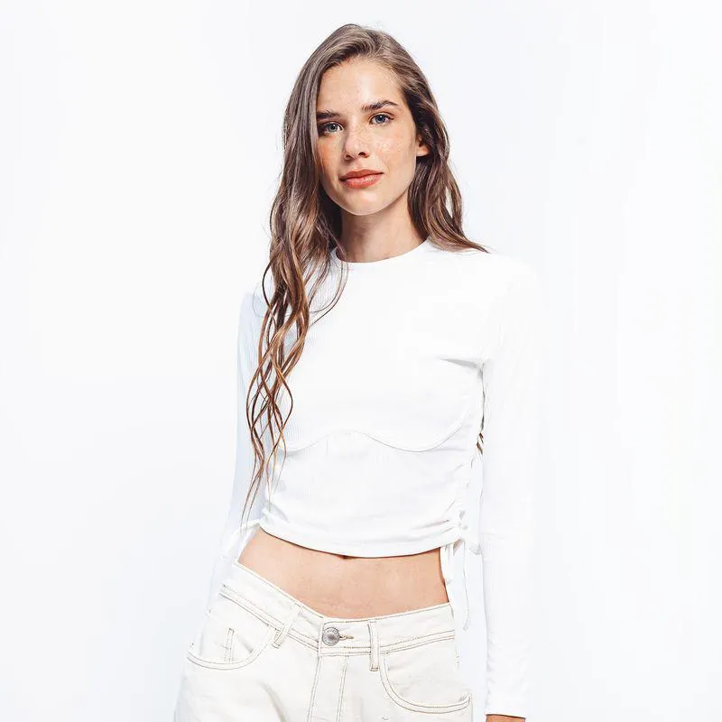 Camiseta Ajustada Corta Manga Larga Sebu