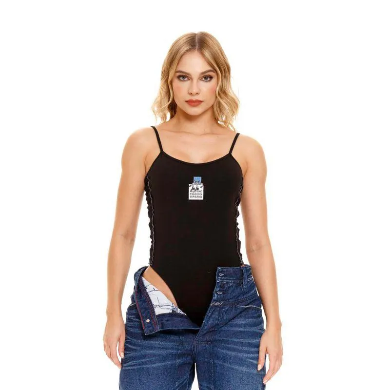 Body Manga Corta Para Mujer Girbaud