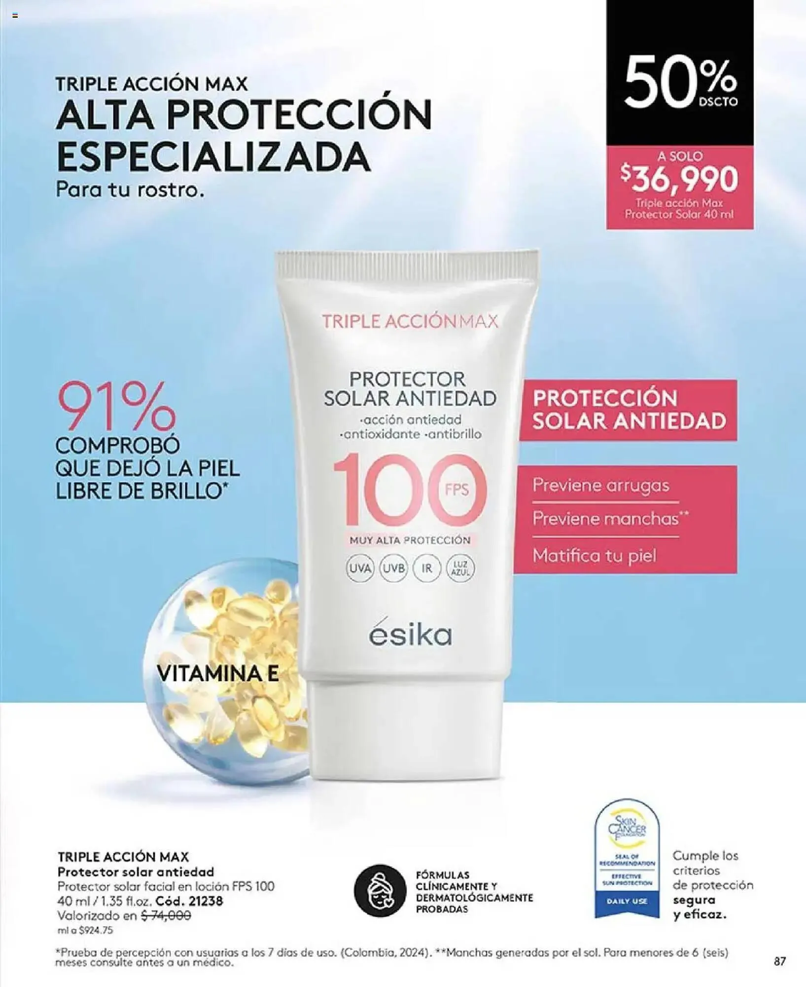 Catalogo de Catálogo Ésika 9 de julio al 1 de septiembre 2025 - Pag 87