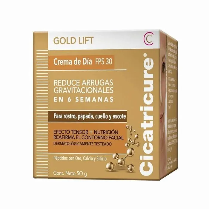 Cicatricure Crema Facial Antiarrugas Antiedad Gold Dia fco x 50G