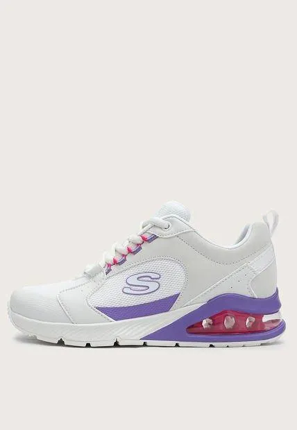 Tenis Lifestyle Blanco-Violeta-Magenta Skechers Uno 2