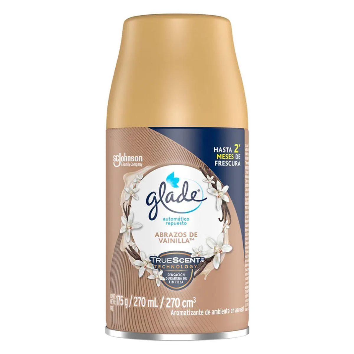 Glade Automatico Repuesto Abrazos vainilla 270ml