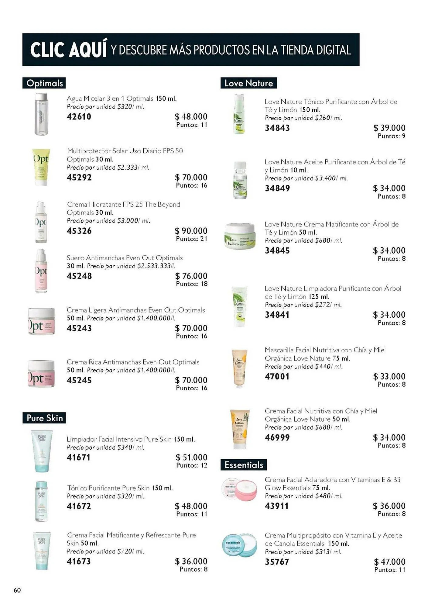 Catalogo de Catálogo Oriflame 7 de marzo al 27 de marzo 2026 - Pag 60