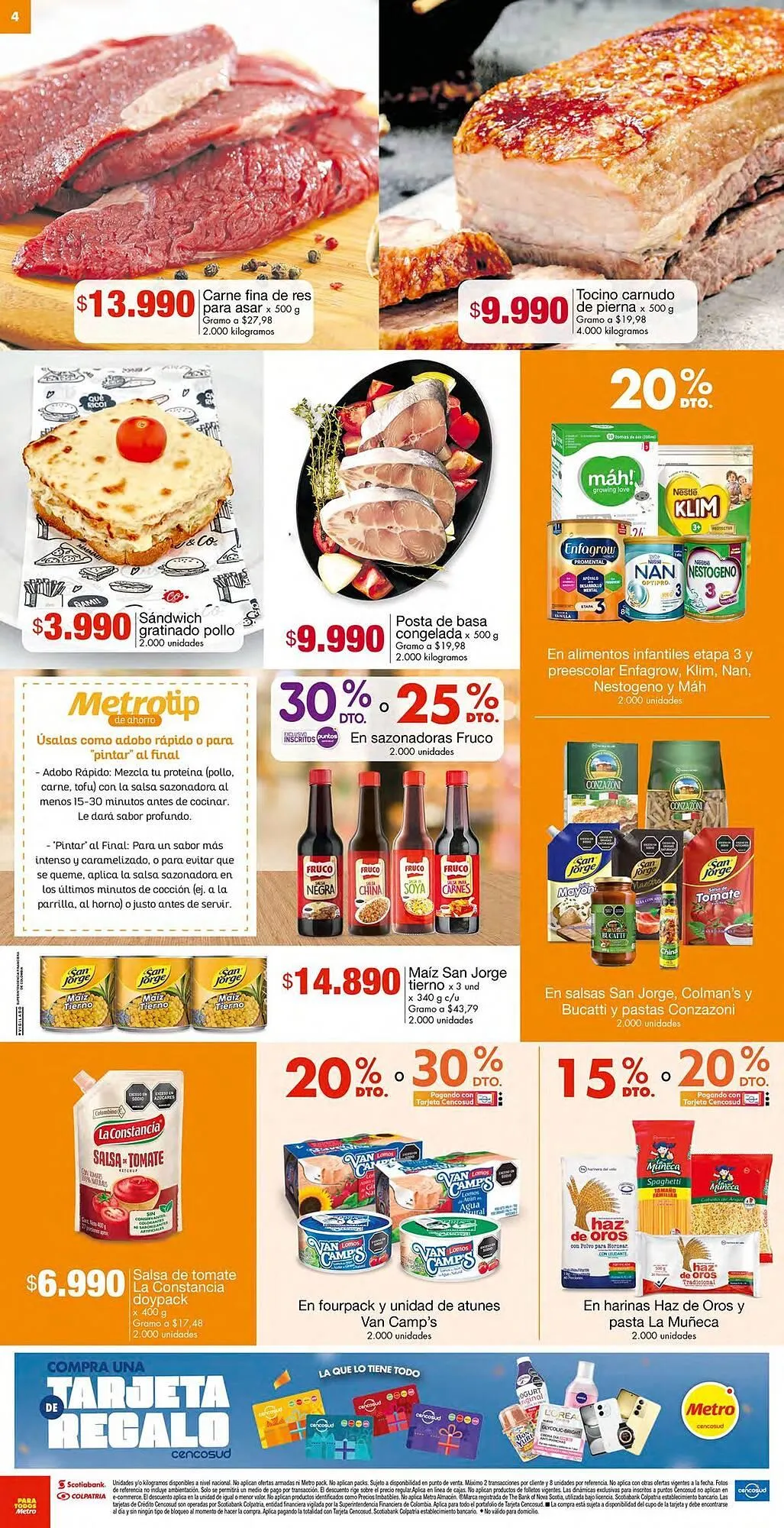 Catalogo de Catálogo Metro 13 de agosto al 18 de agosto 2025 - Pag 4