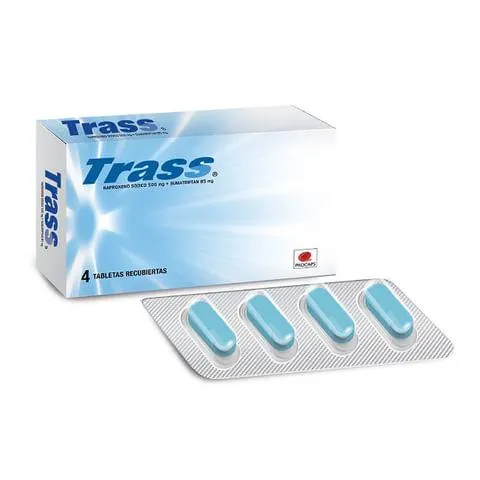 Trass 500/85 Mg Caja X 4 Tabletas