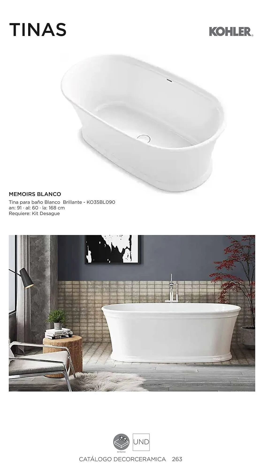 Catalogo de Catálogo Decorceramica 6 de noviembre al 6 de mayo 2025 - Pag 263