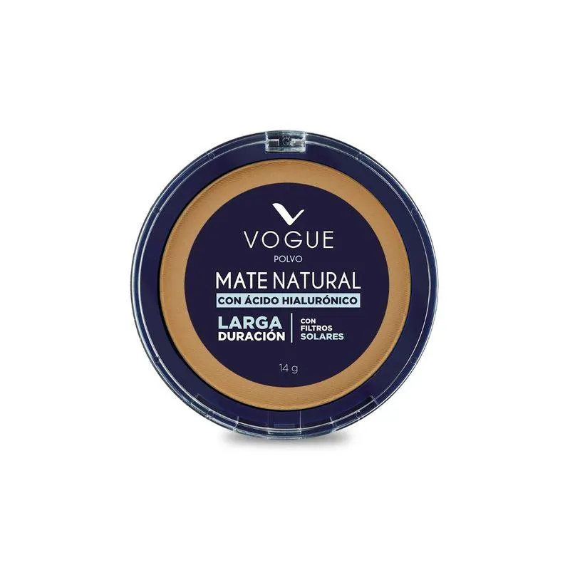 Polvo Compacto Vogue Mate Natural Gitano X 14 Gr