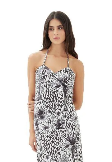 Vestido largo aires del trópico negro Entresueños