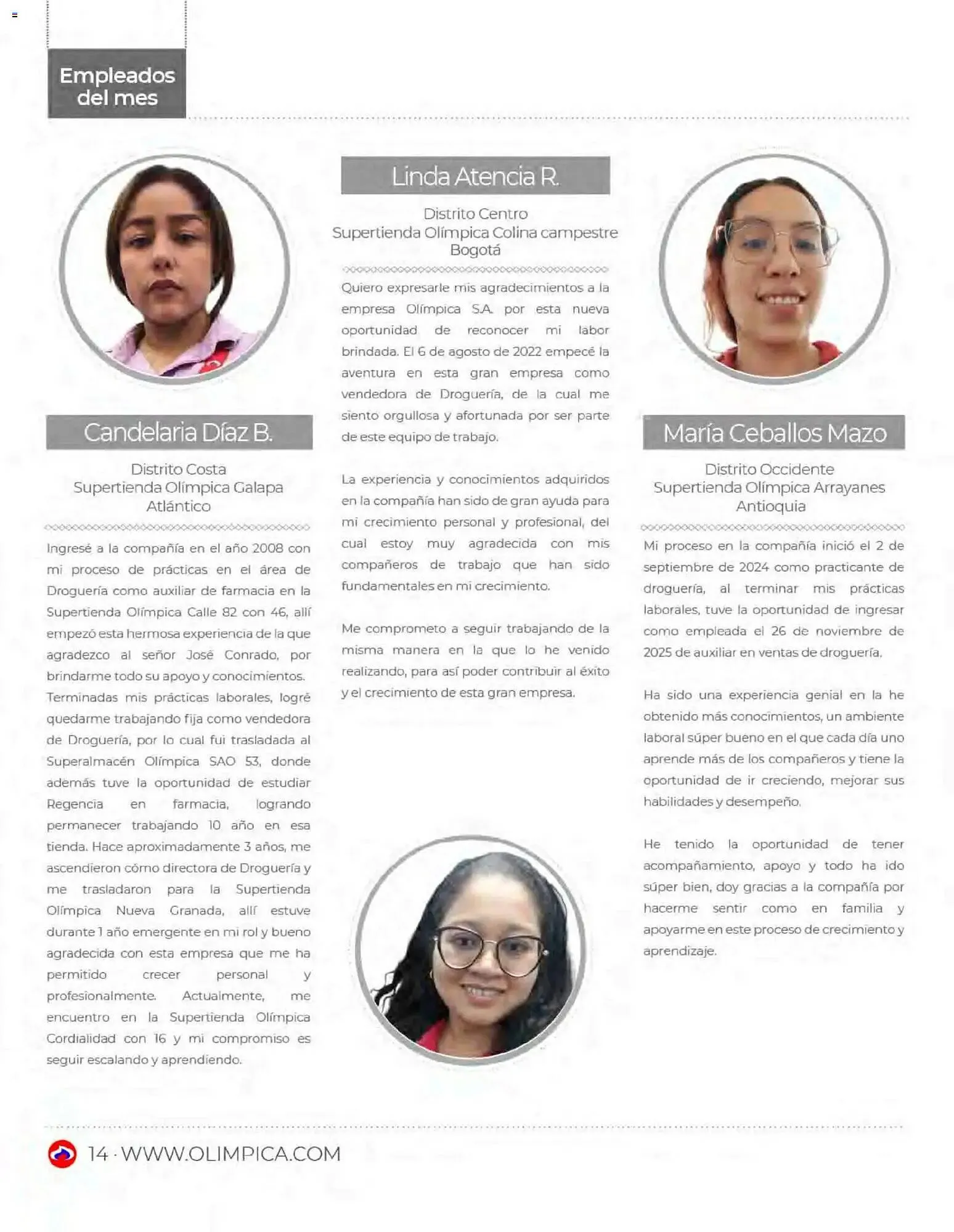 Catalogo de Catálogo Olímpica 1 de marzo al 1 de abril 2026 - Pag 14