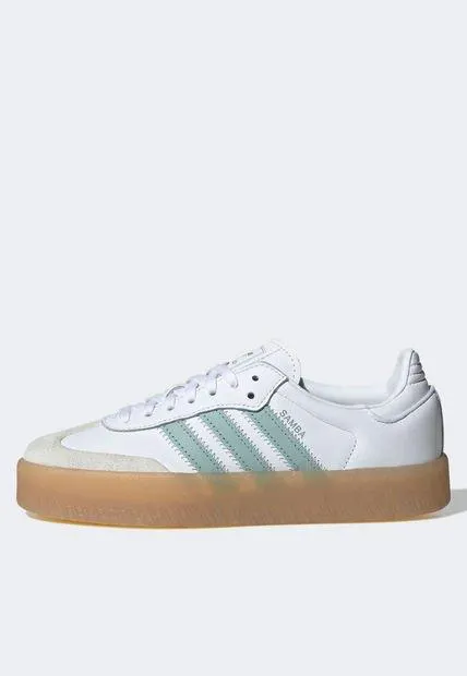 Tenis Lifestyle Blanco-Verde Menta adidas Originals Sambae