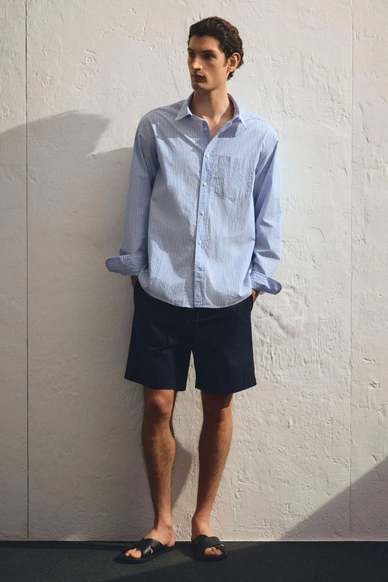 Shorts Regular Fit de lona