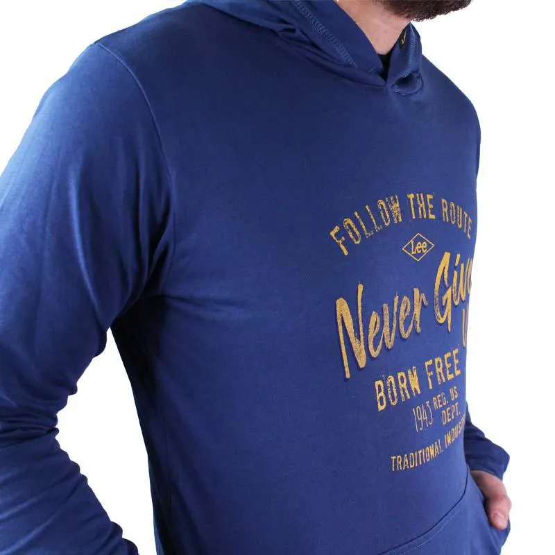 Buzo Never Give Up para Hombre Lec Lee