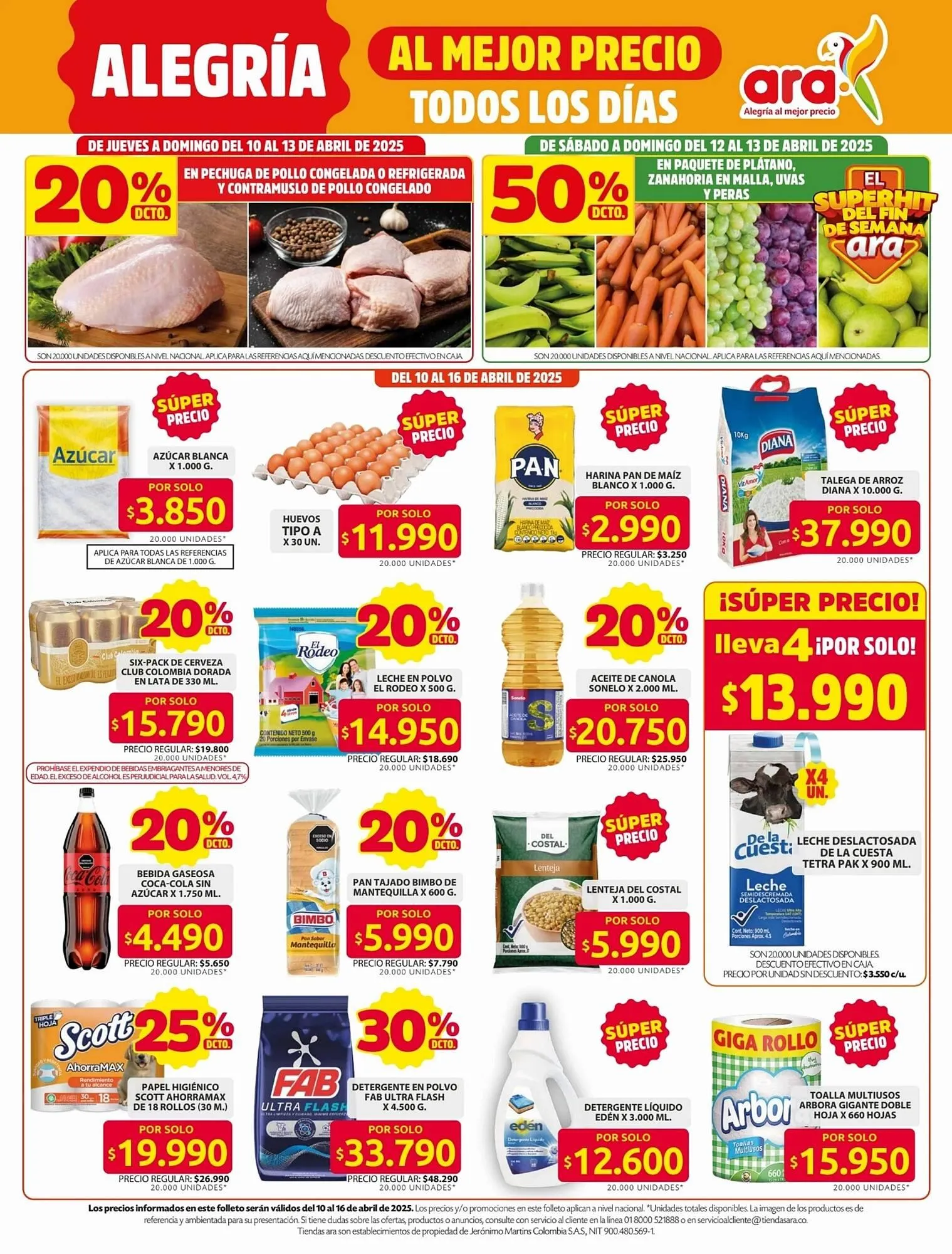Catalogo de Catálogo Ara 10 de abril al 17 de abril 2025 - Pag 1