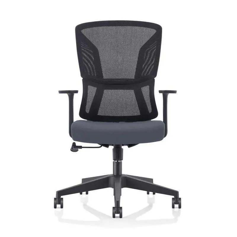 Silla Giratoria Sevilla Negro/Gris