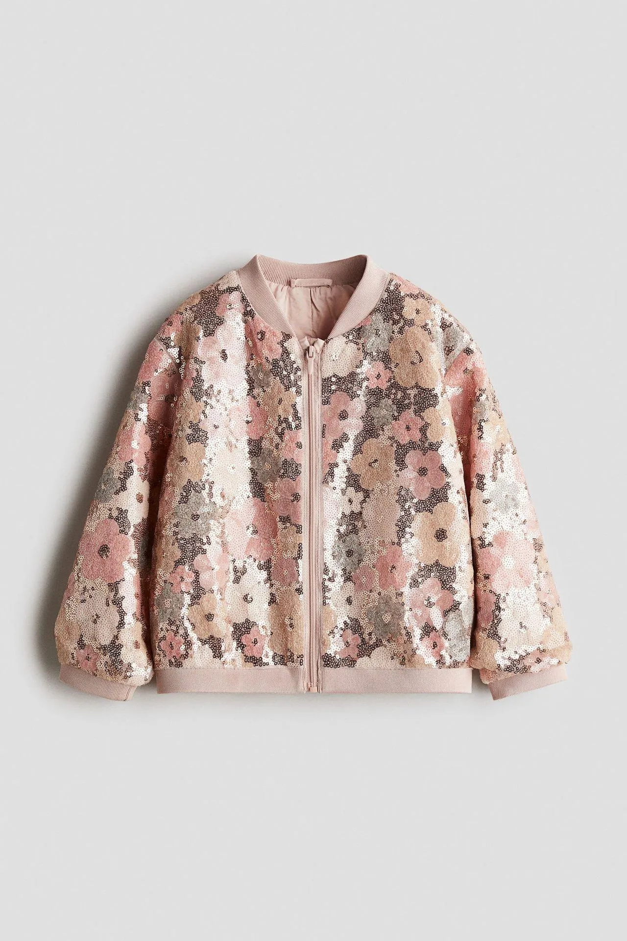 Chaqueta bomber de lentejuelas