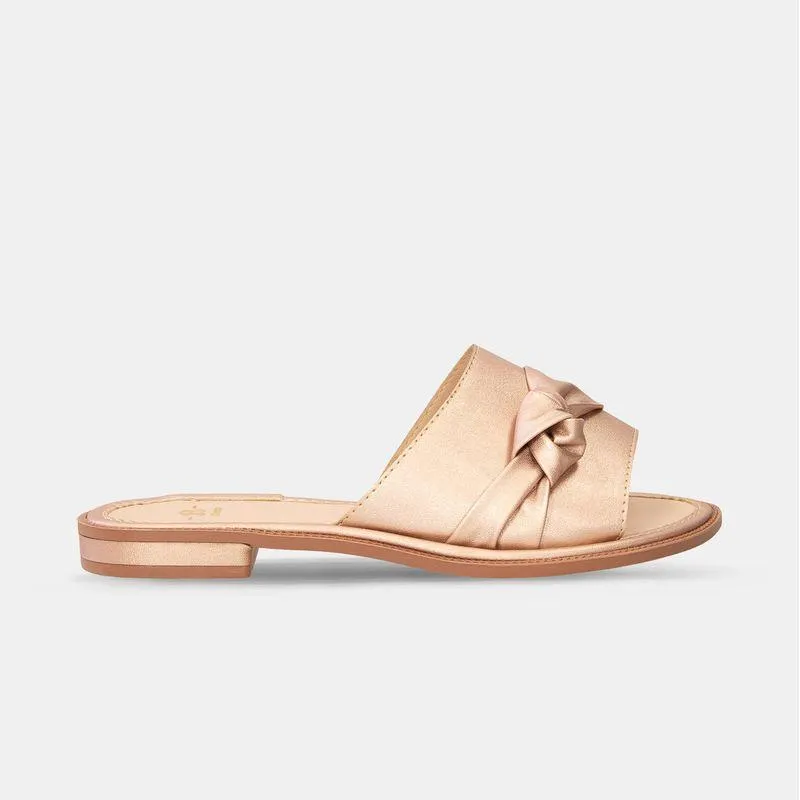 Sandalias Oro Rosa Bata Judit Mujer
