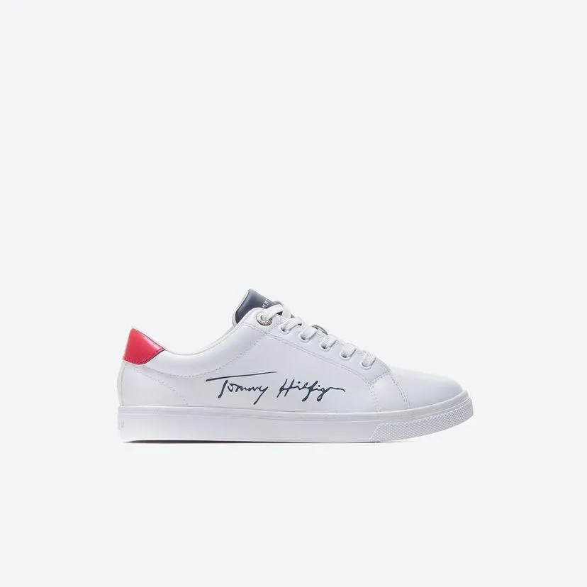 Tenis Casuales Mujer Tommy Shoes Td4y Blanco