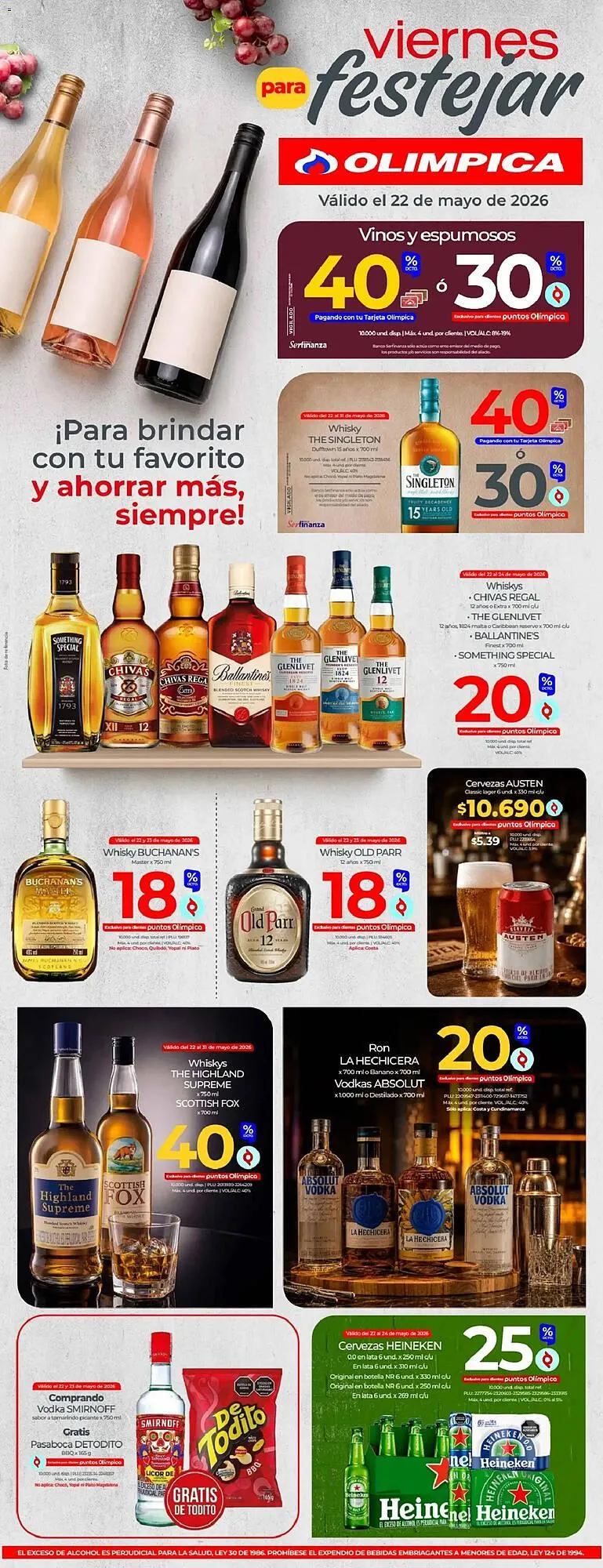 Catalogo de Catálogo Olímpica 22 de mayo al 1 de junio 2026 - Pag 1