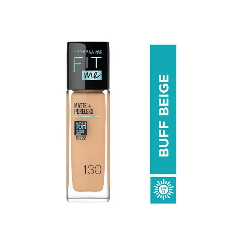 Base Liquida Maybelline Fit Me Matte + Poreless Buff Beige X 30 Ml