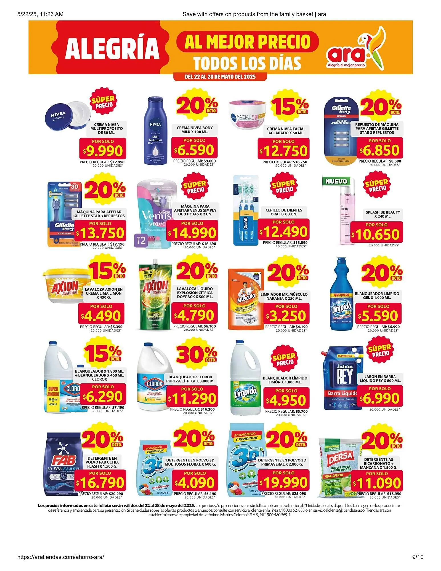 Catalogo de Catálogo Ara 22 de mayo al 29 de mayo 2025 - Pag 9