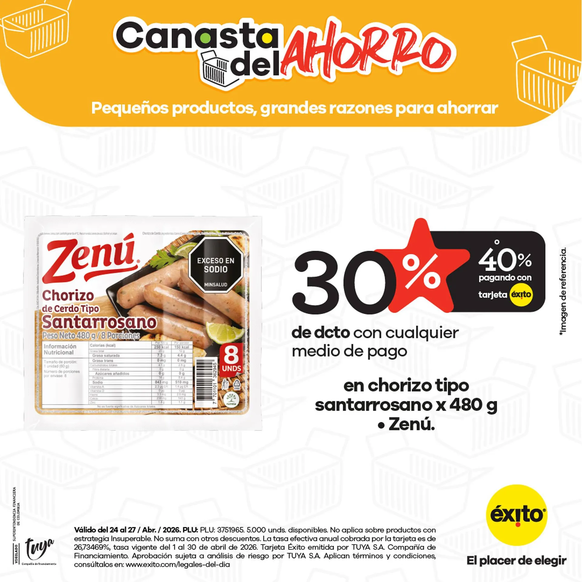 Catalogo de Catálogo Éxito 24 de abril al 27 de abril 2026 - Pag 3