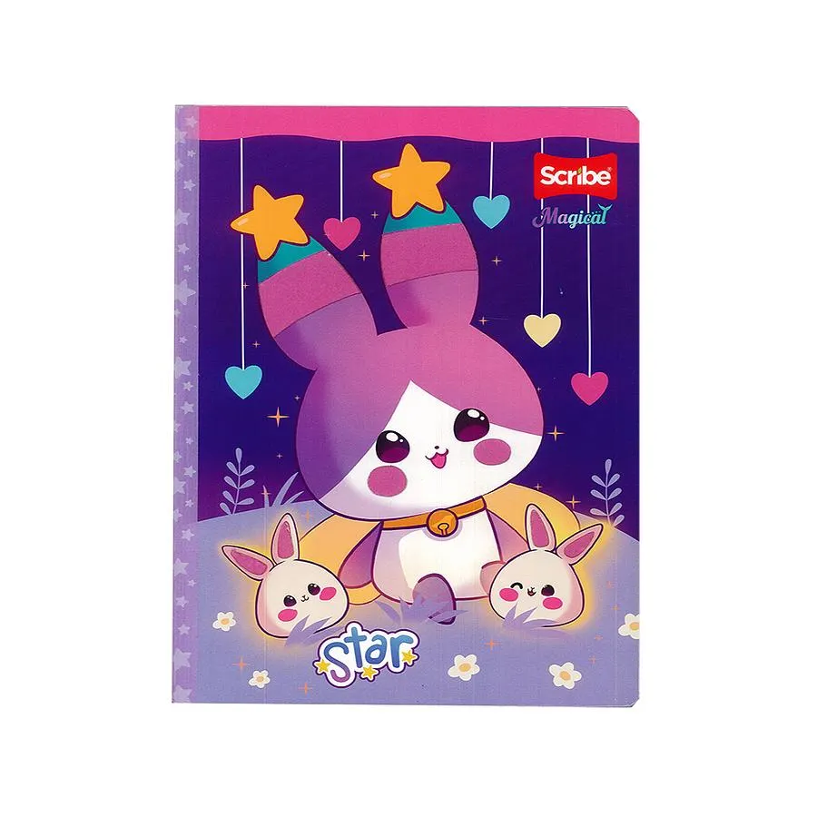 Cuaderno Cosido Magical 100 Hojas Cuadros