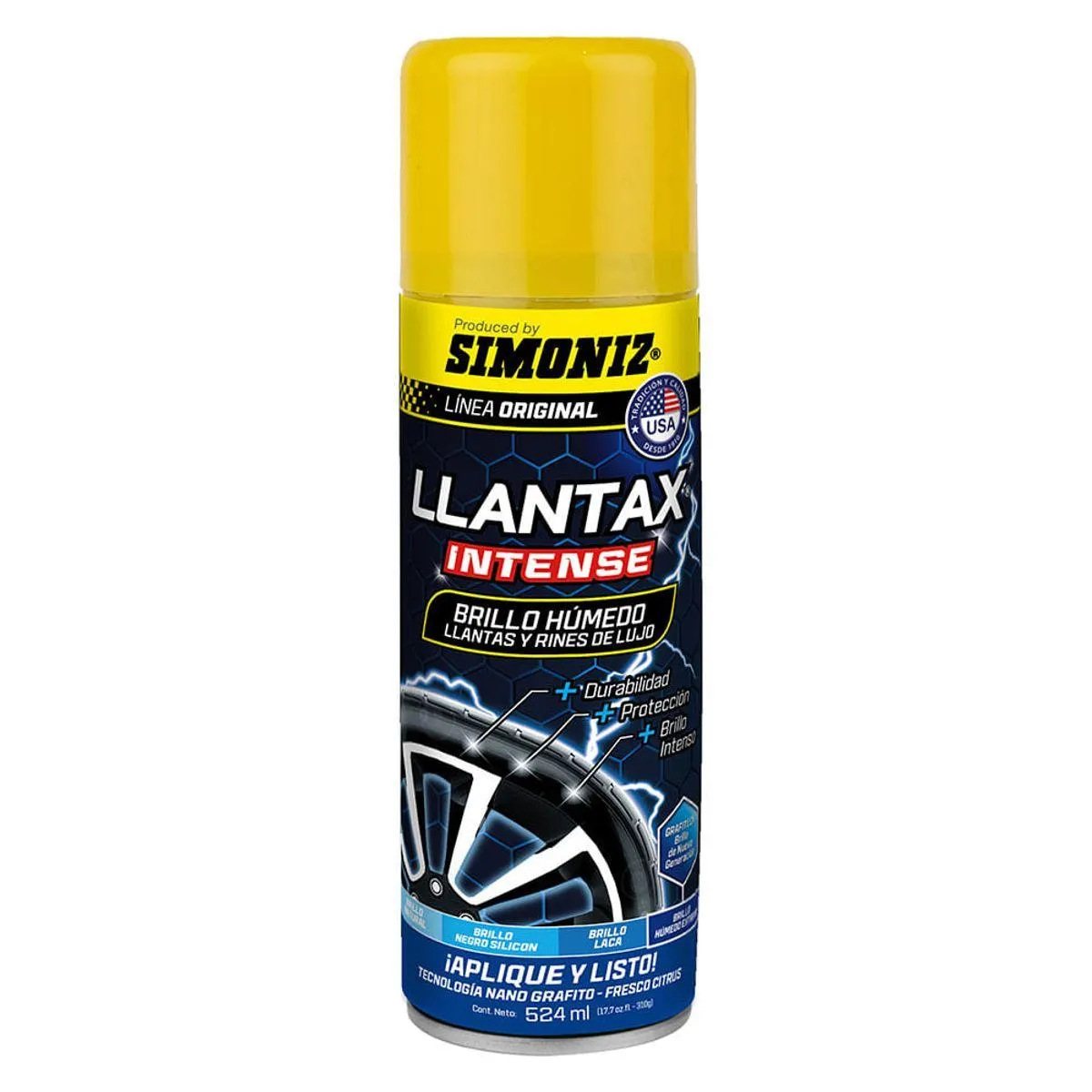 Limpiador llanta Brillo húmedo 524 ml Simoniz